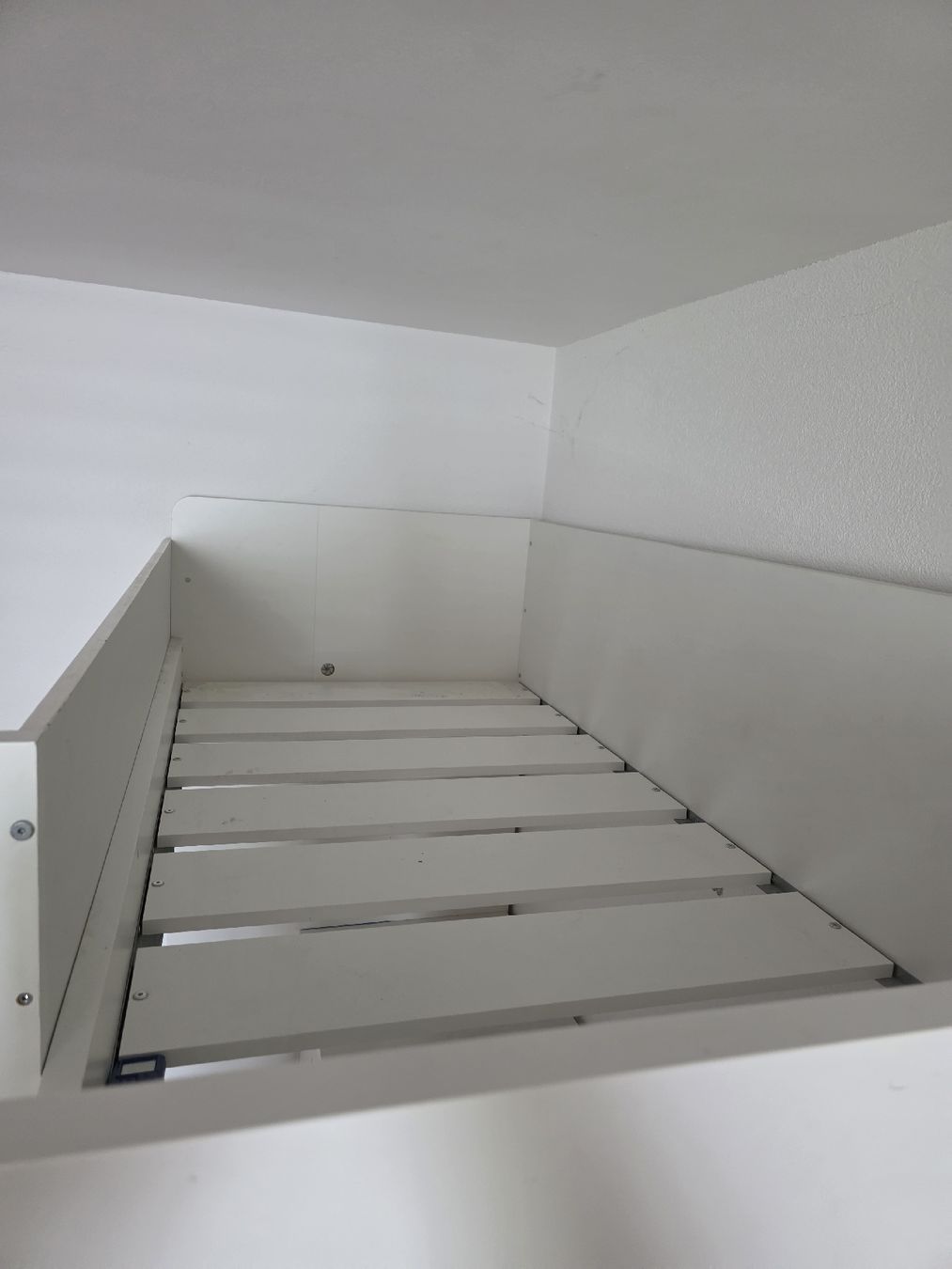 Letti: Weiss Hochbett mit Regal mit Schubladen und Fächern – Usato da Dietikon venduto da limmat64 3