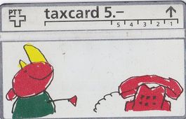 PTT Taxcard 5.- National Versicherung gebraucht