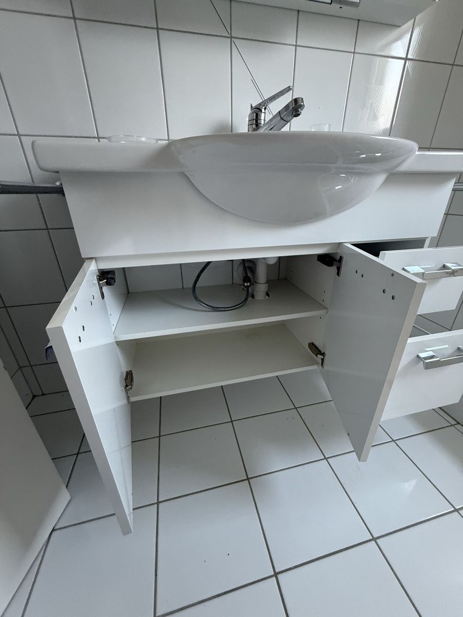 Installations & Meubles: Waschtischunterschrank 100cm mit Keramikwaschtisch – Neuf (Voir description) à Reinach BL par rom_jb5y 3