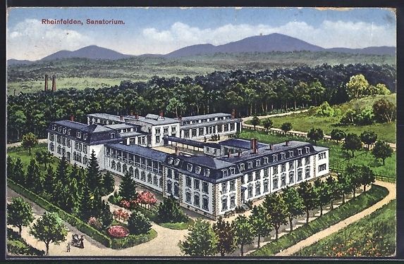 Cartoline postali: Rheinfelden, Sanatorium aus der Vogelsch – Usato da Berlin venduto da bartko-reher