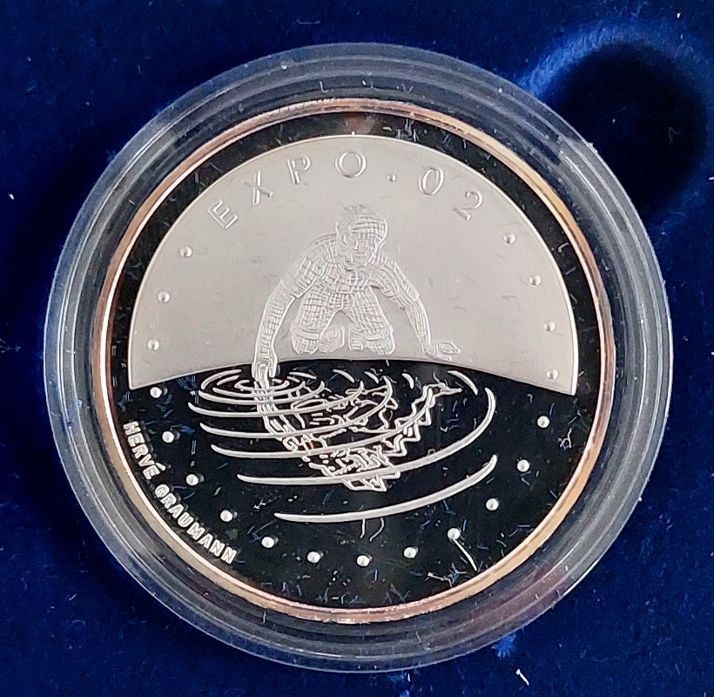 Tutti le monete: 20 Franken 2002 Silber pp Expo 02 Box – Nuovo (secondo la descrizione) da Arch venduto da moneyswiss 1