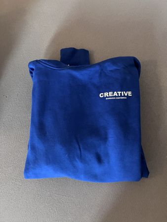 Blauer «Creative» Hoodie – Grösse M