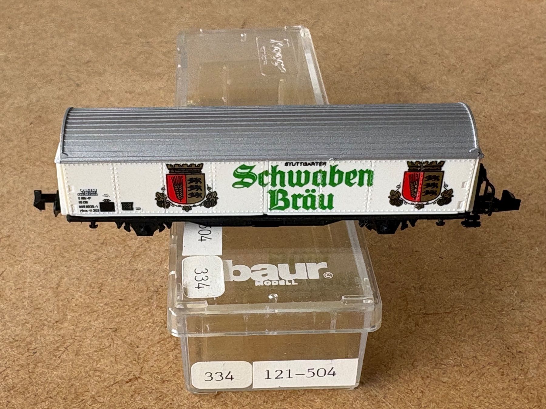 Roco Modellini di ferrovie: Roco / Baur Hbils Bier Schwaben – Nuovo (secondo la descrizione) da Hauterive NE venduto da eriamch