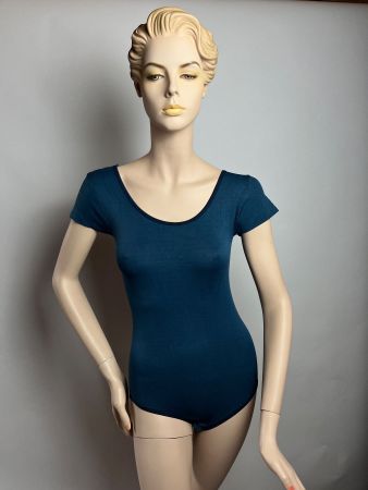 Body Kurzarm, New Season, Grösse S, Farbe Dunkelgrün