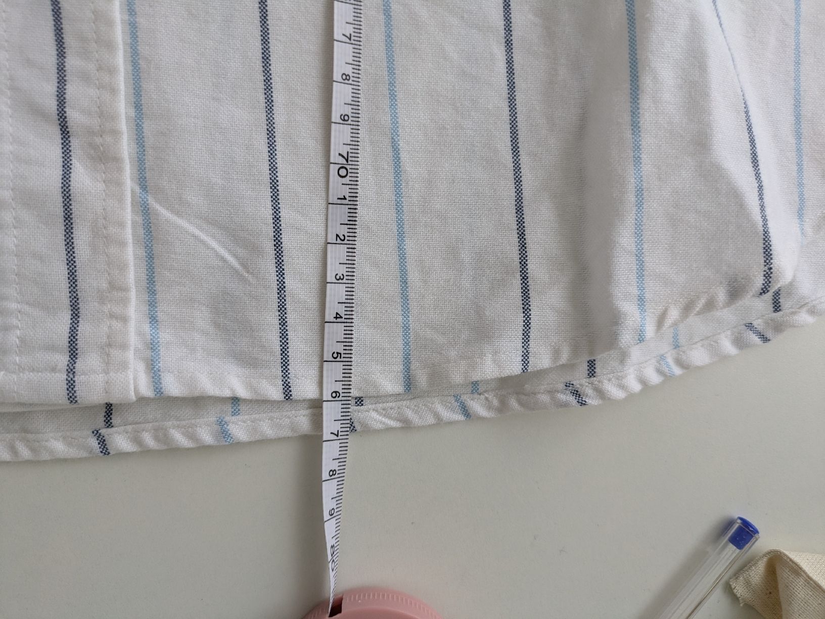 Hemden: Hemd gestreift weiss Grösse M/L , Pull&bear – Gebraucht aus Rorschach von joh_v2y2 5