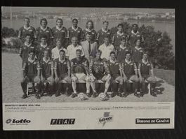 Servette FC Genève Mannschaftsfoto 1995/1996