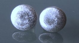 Ohrstecker aus gebürstetem Silber 925