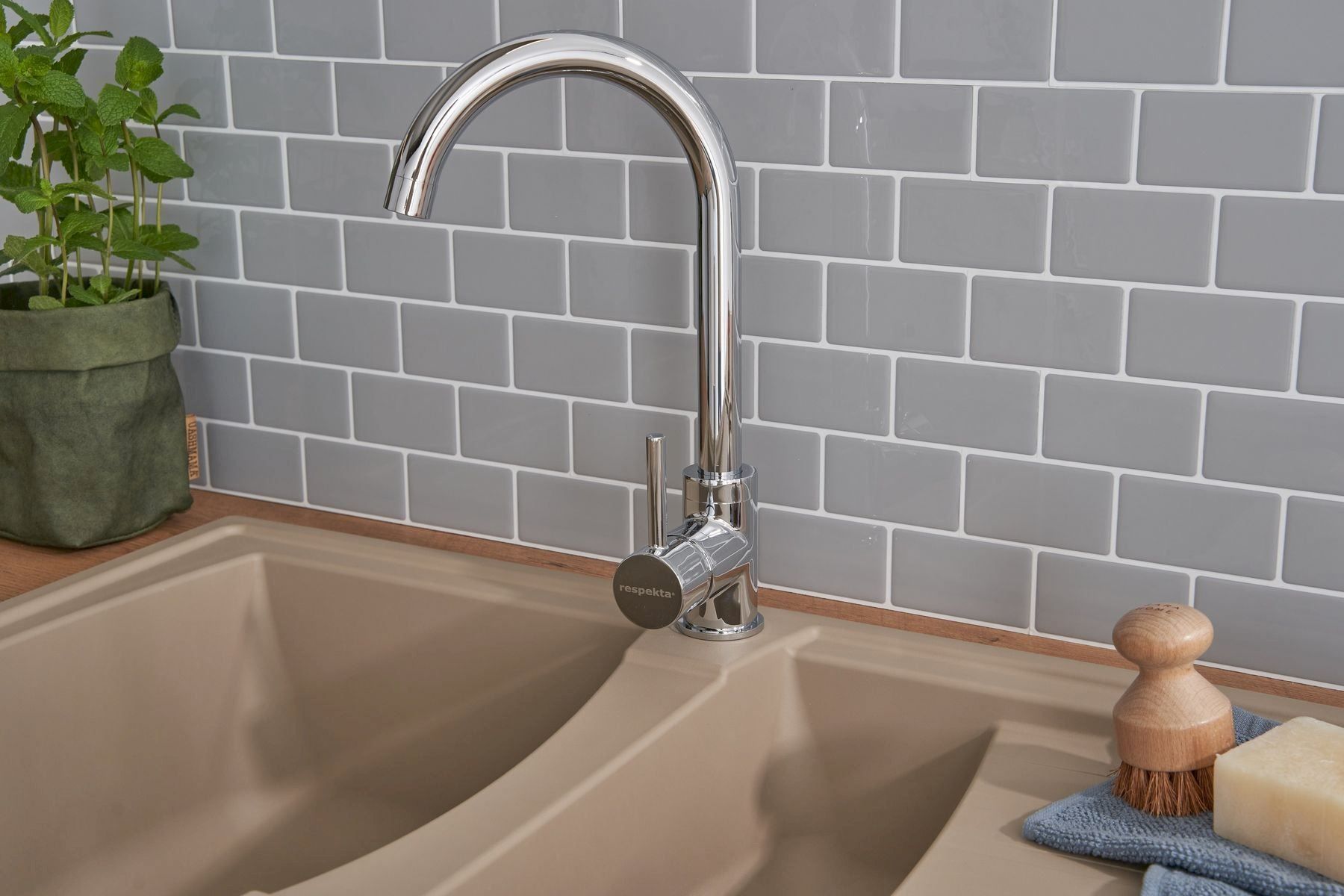 Lavabi & lavandini: Respekta Boston Spule 100x50 beige – Nuovo e nell'imballaggio originale da Bottighofen venduto da zaap 3