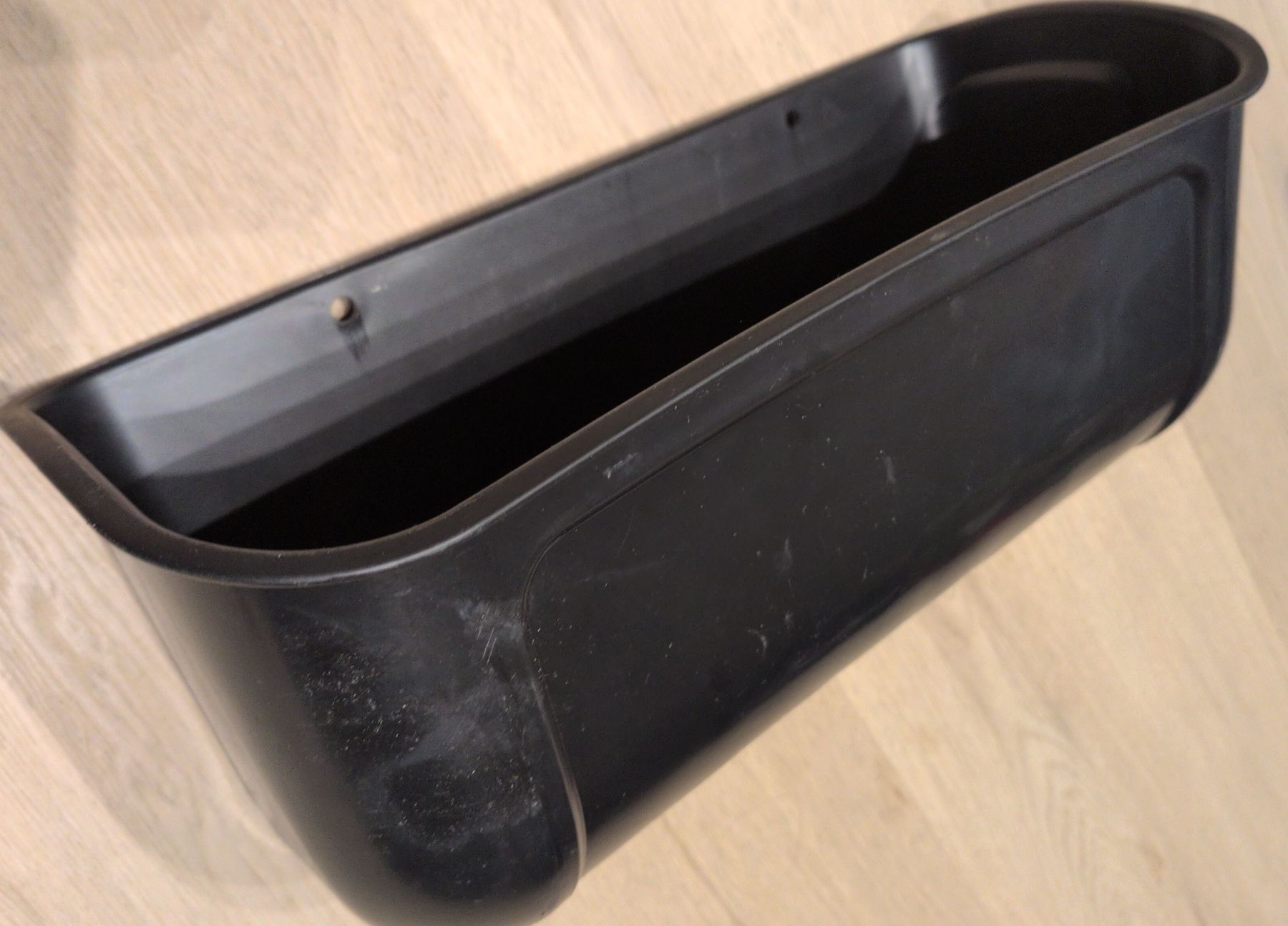Carrozzine: Black Plastic Storage Bin Tray Acceptable Condition – Usato da Basel venduto da ric_h97p 1