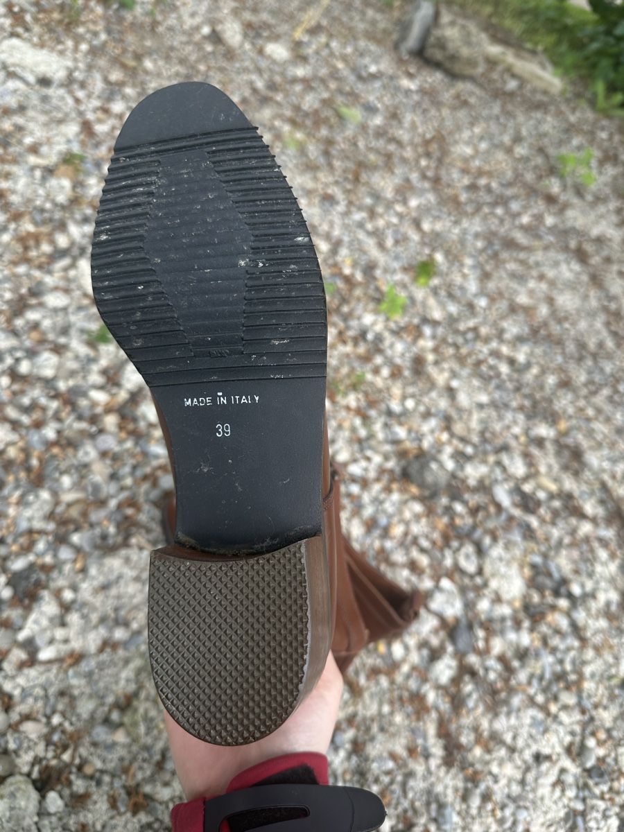 Chaussures femmes: Braune Leder Stiefeletten, Grösse 39 – Neuf (Voir description) à Wettingen par Northernlights001 1