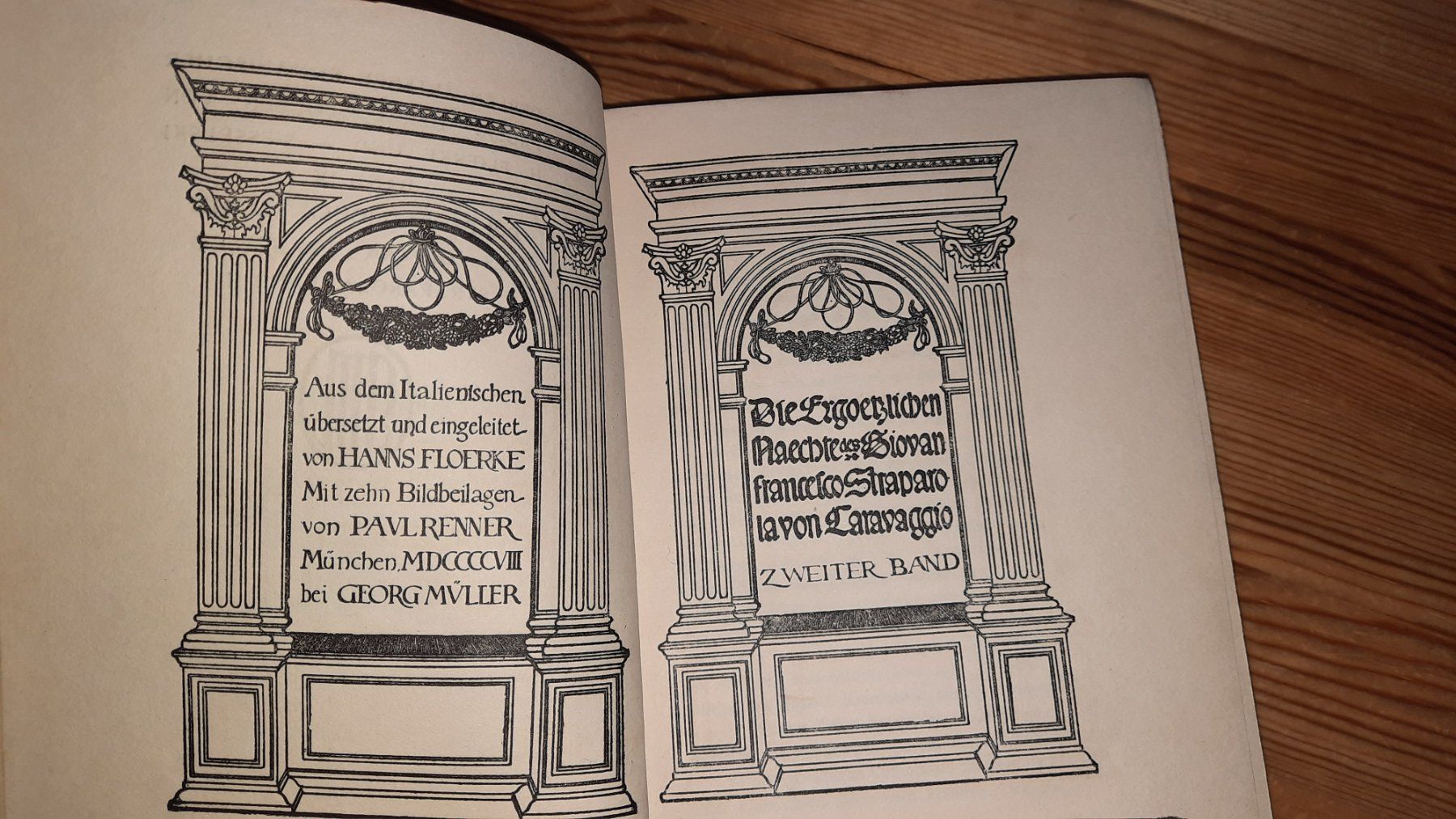 Libri: DIE ERGÖTZLICHEN NÄCHTE  von Giovanfrancesco Straparola – Usato da zürich venduto da gabab 7