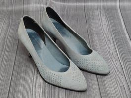 💞​ Vintage Wildleder Pumps - 37 - Pastell