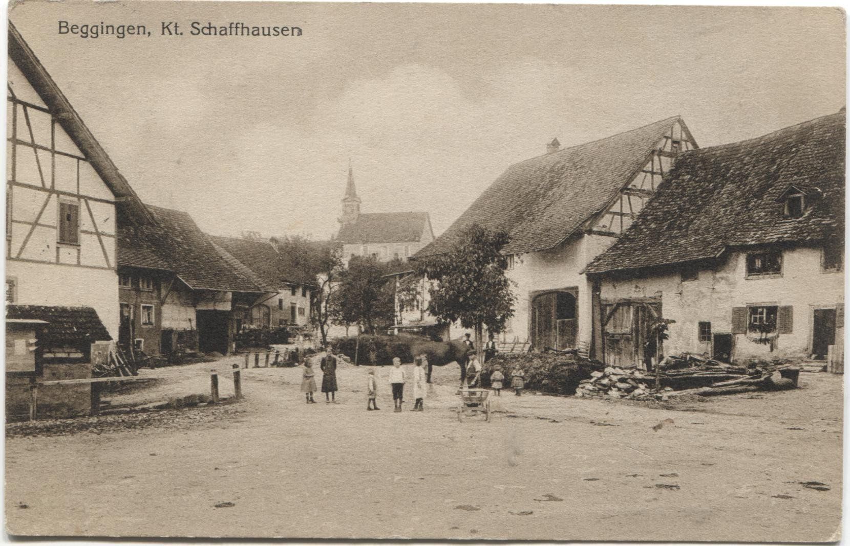 Cartoline postali: BEGGINGEN SH 1921 – Usato da Rothrist venduto da Clanx