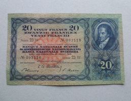 Schweiz ++ 20 Franken 1949