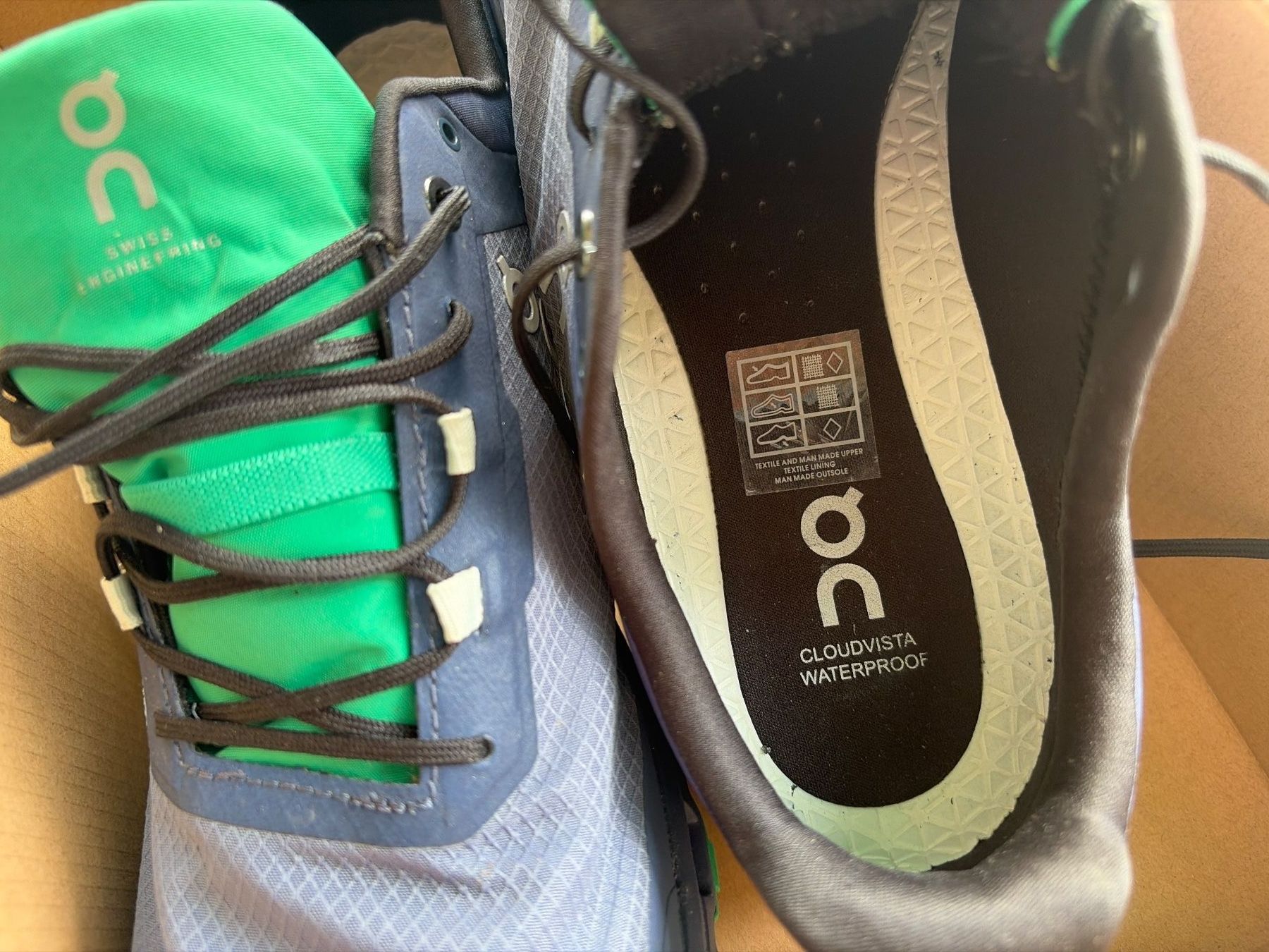 On Scarpe da uomo: On Cloudvista Waterproof Herren Grösse 44. – Nuovo (secondo la descrizione) da Oberweningen venduto da Achille.3 5