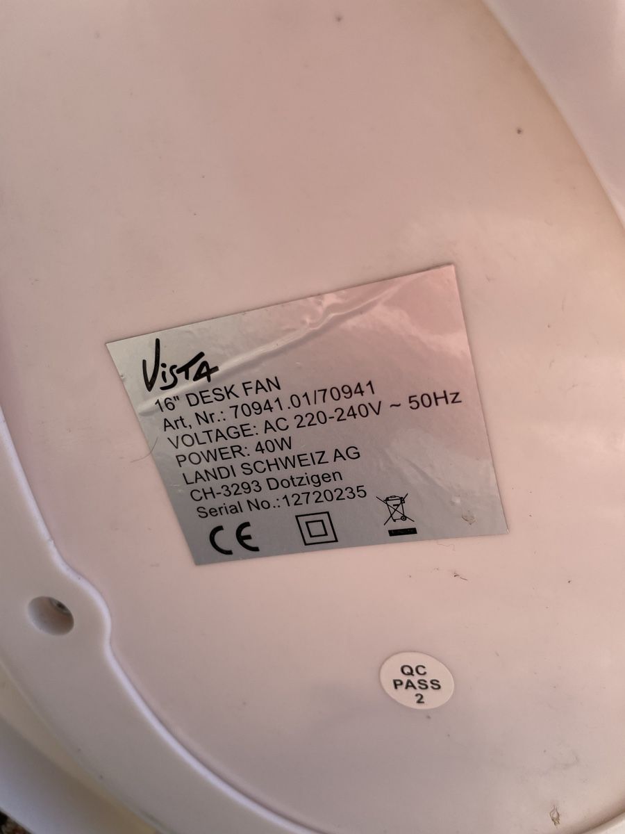 Ventilatori: Ventilator  – Usato da Nebikon venduto da damaro.01 1
