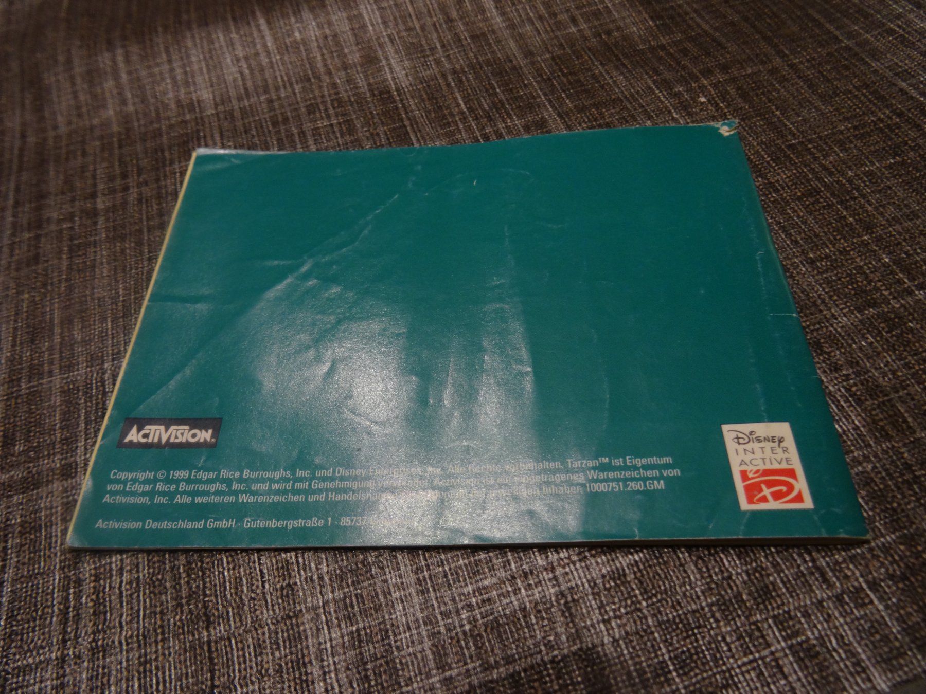 Nintendo Spiele: Anleitung zu Tarzan GAMEBOY COLOR – Gebraucht aus Olten von Disc-Ausverkauf 1