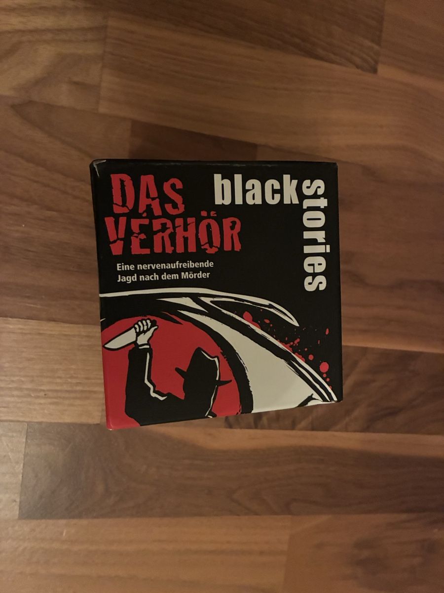 Giochi: Spiel: Blackstories DAS VERHÖR – Usato da Birrwil venduto da chiara_valentina