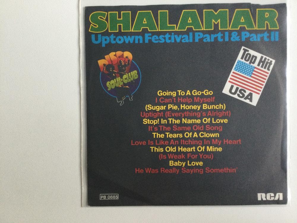 Shalamar Single - Uptown Festival | Kaufen auf Ricardo