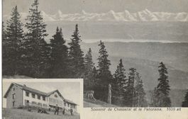 Souvenir de Chasseral, Hotelstempel, 1911