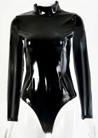 SeXy - Body , Stilvoller Lack-Leder Damen Bodysuit Gr. L