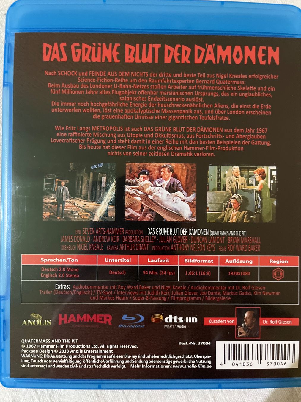 Alle DVDs: Das grüne Blut der Dämonen – Gebraucht aus Basel von patku79 1