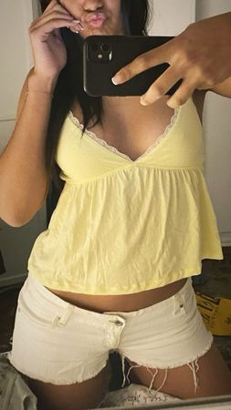 🆕 Subdue yellow lace top💛