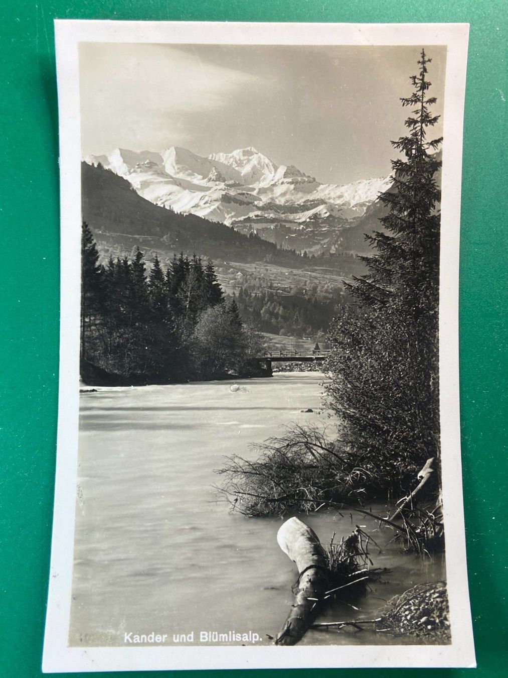 Cartoline postali: Kander und Blüemlisalp – Usato da Steg VS venduto da danwer74