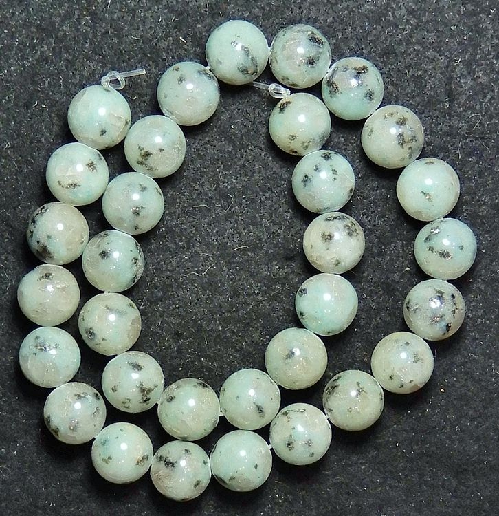 Natürliche Edelsteinperlen 4-12mm - Runde Lochperlen Grün/gelb Für Schmuck DIY