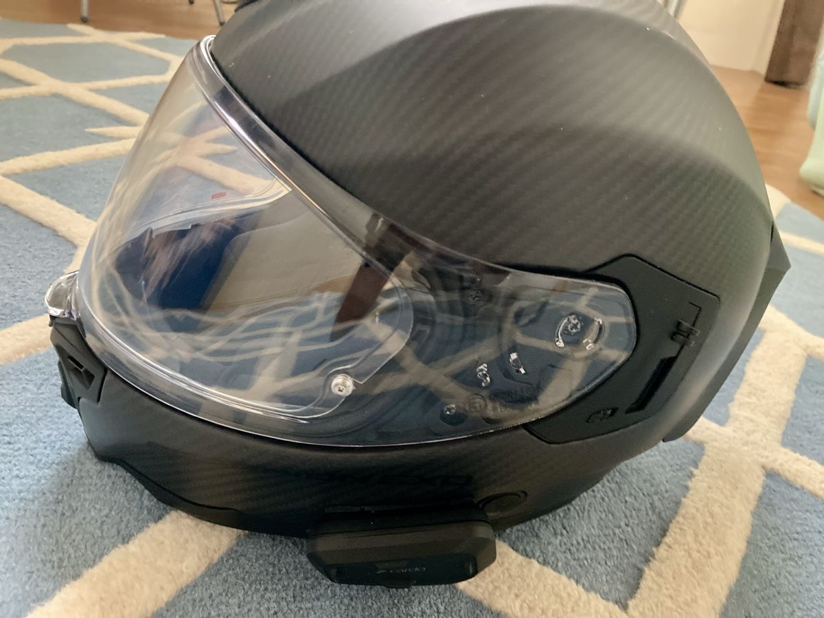 Caschi & visiere: Integralhelm aus Carbon mit integriertem Audiosystem Cardo – Nuovo (secondo la descrizione) da Schaffhausen venduto da san08