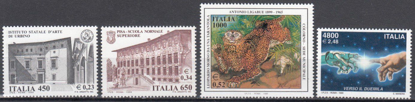 Tutti i francobolli: Italien 1999 postfrisch – Usato da Bürglen TG venduto da StampGraf 4
