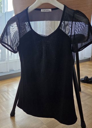 Schwarzes Damen-T-Shirt der Marke TT.STUDIO 