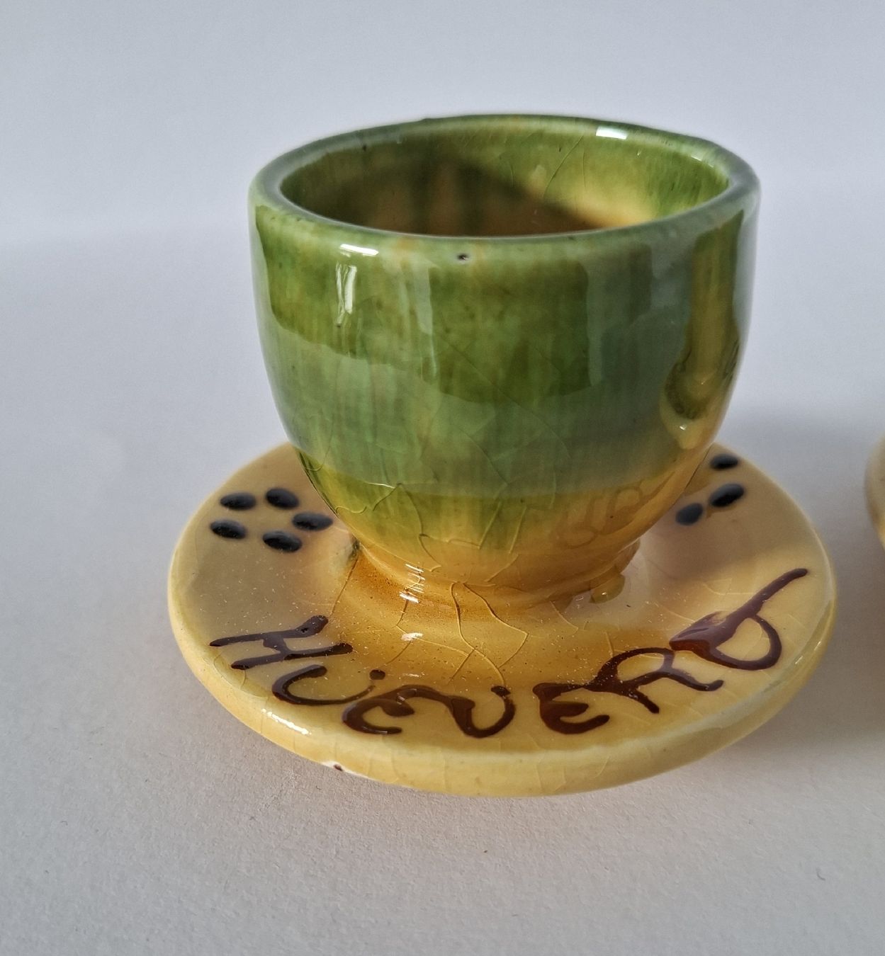 Altre Stoviglie: Zwei Eierbecher aus andalusischer Keramik – Usato da Dietikon venduto da Magi2 4