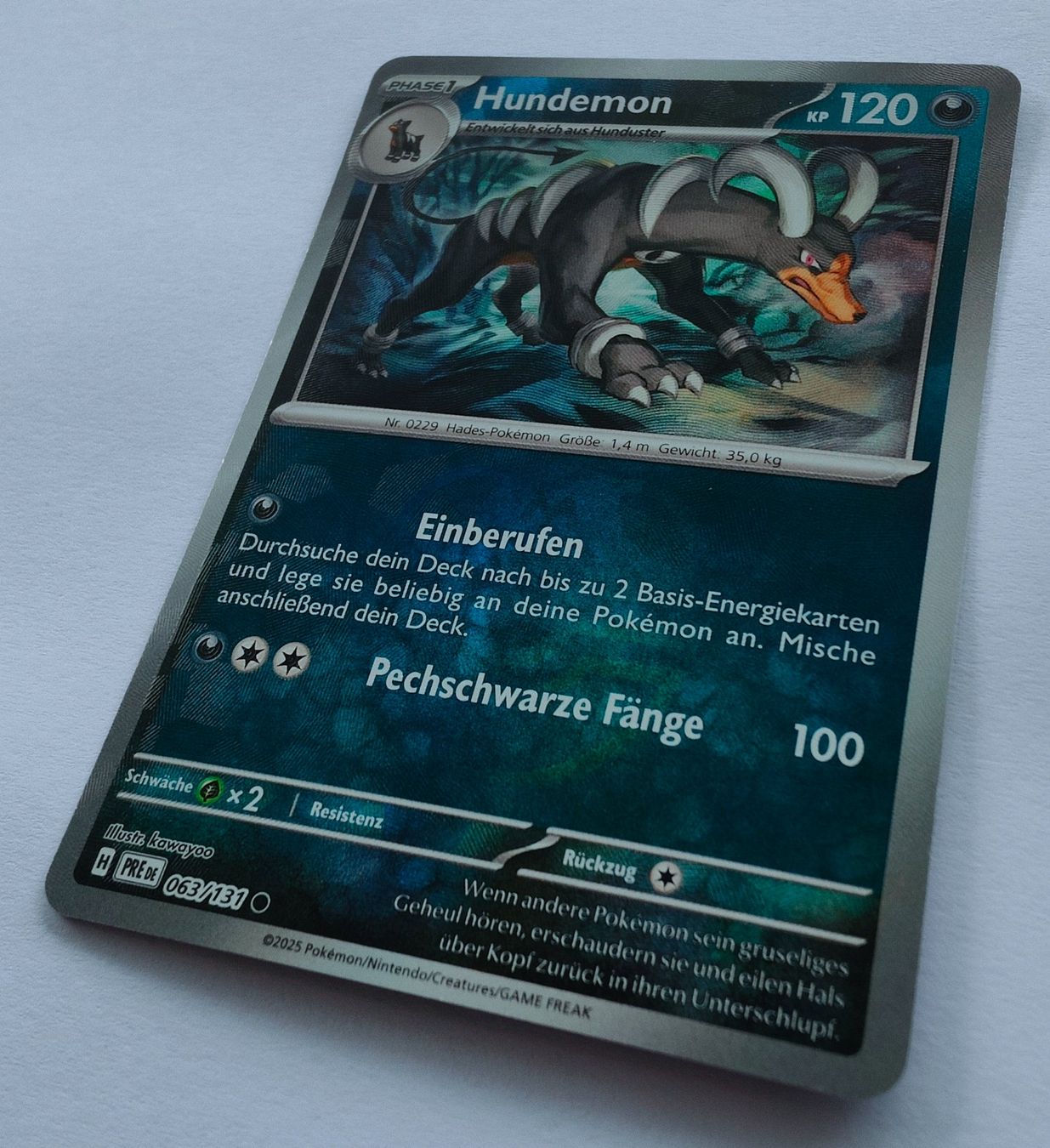 Pokémon Carte collezionabili: Hundemon 063/131 - Masterball - PRE – Usato da Suhr venduto da kingj01