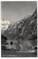 Klöntalersee, Ruderboot, gelaufen 1959