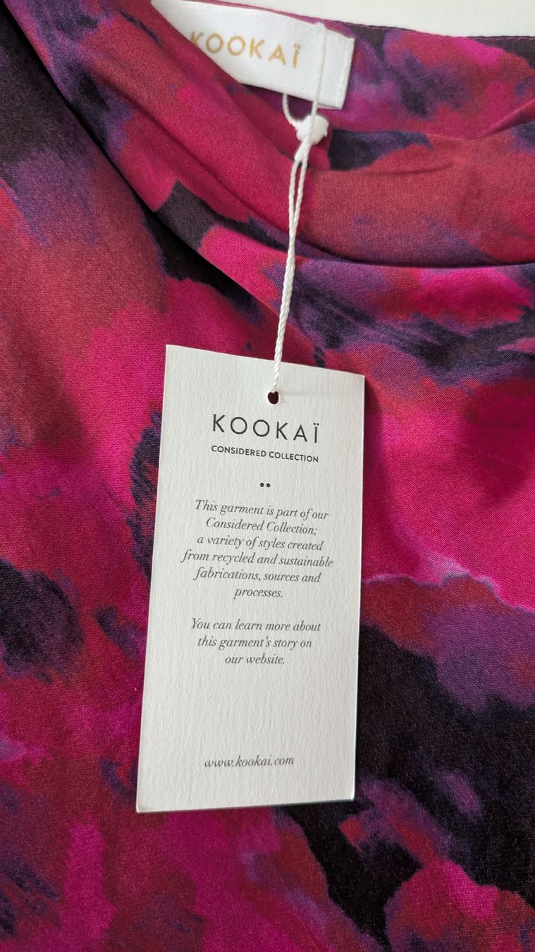 Top: kookaï cowl neck top – Nuovo e nell'imballaggio originale da Ettingen venduto da hms_w27b 2