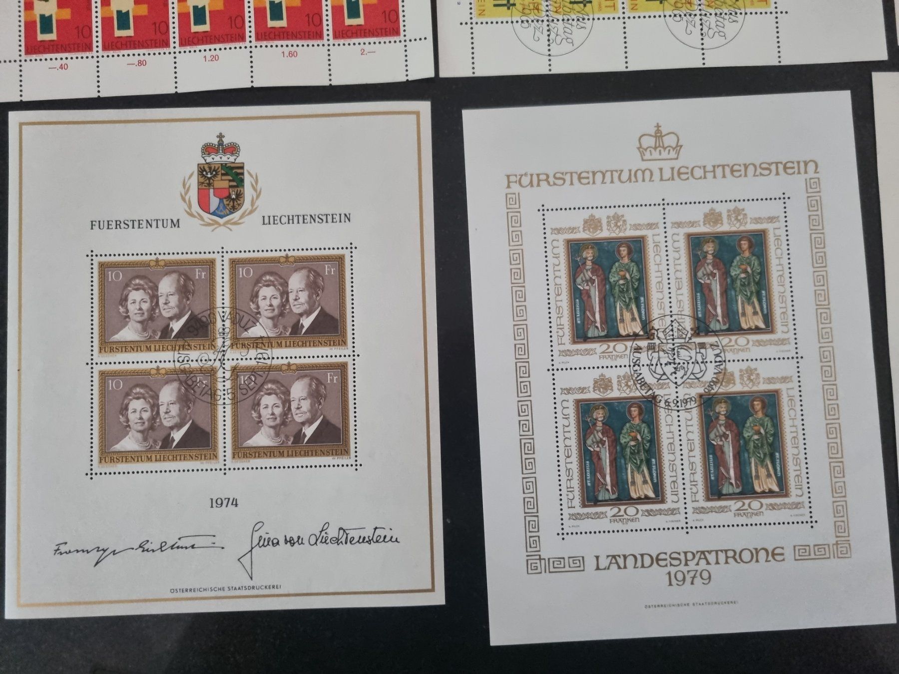 Tutti i francobolli: Lot mit 13 gestempelten Bogen Liechtenstein – Usato da Gümligen venduto da Geniusbuy 3