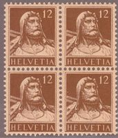 SBK 127, Tellbrustbild, Viererblock
