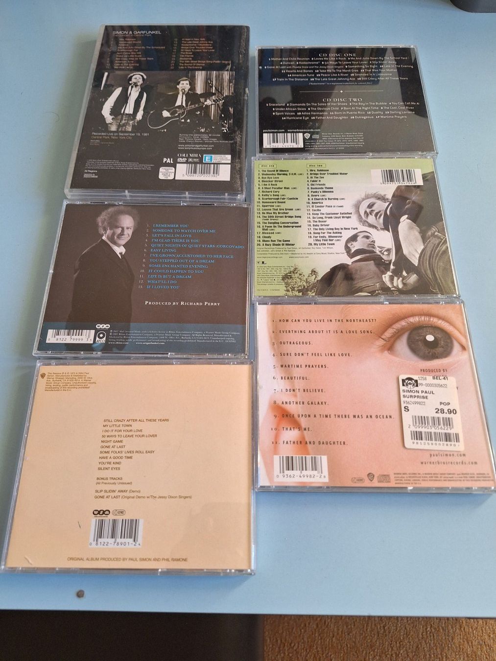 CD: Simon & Garfunkel, Paul Simon, Art Garfunkel 1 dvd e 5cd – Usato da Cugnasco venduto da fab_7jlp 1
