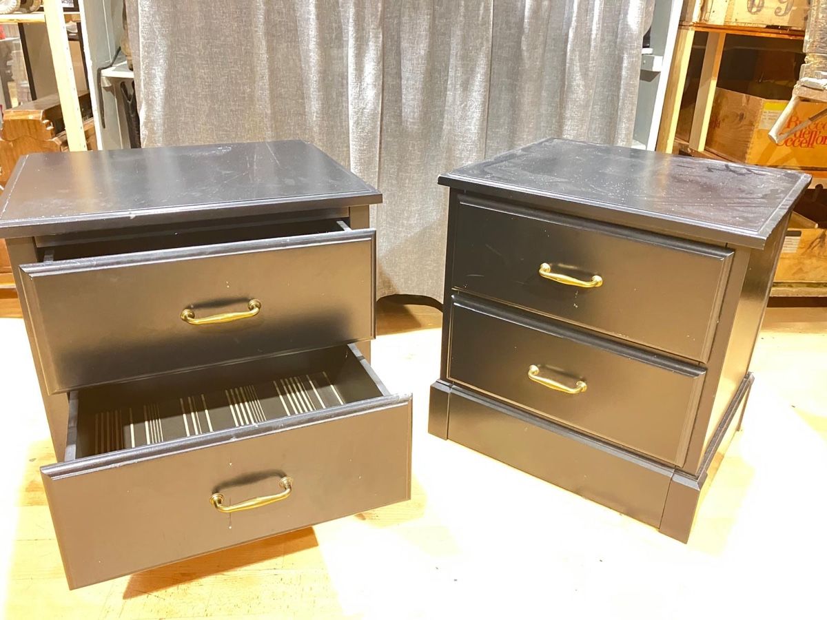 Ikea Nachttische: Nachttische Set Undredal Schwarz – Gebraucht aus Luzern von Annakonda82