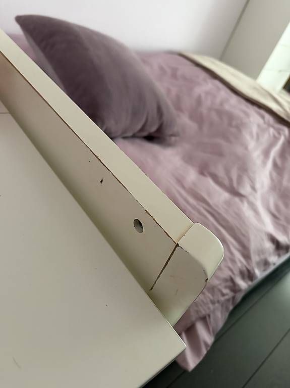 Letti: Lit blanc 140*200 Blanc – Usato da Epalinges venduto da lprado 3