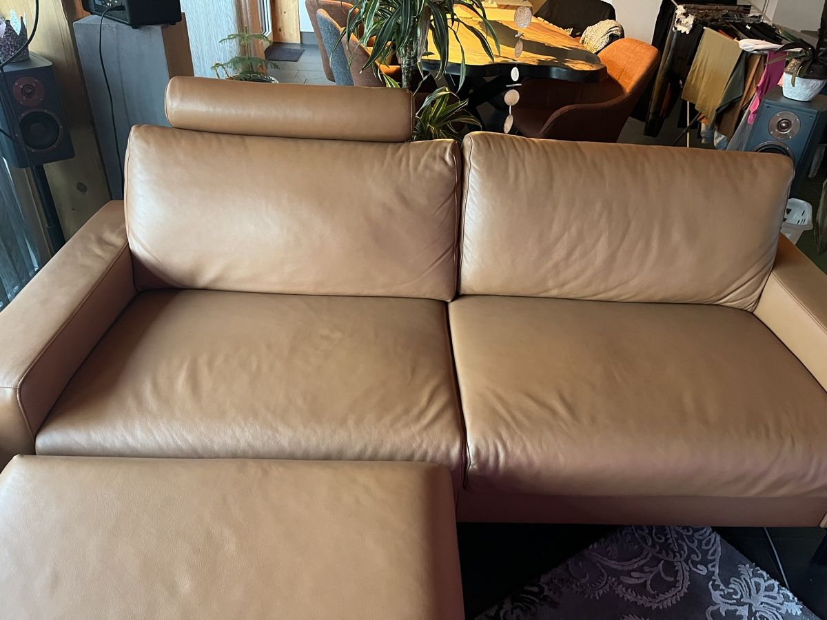Livique Divani: Ledersofa Cognac – Usato da Gundetswil venduto da Jz125 1