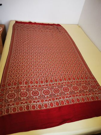 Châle ou étole (dupatta) avec motifs jaal (Cachemire)