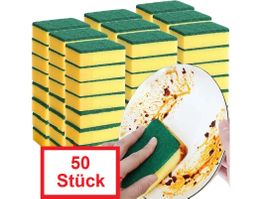 50 STÜCK HOCHSAUGFÄHIGE SCHWÄMME - 50x SCHWAMM FÜR KÜCHE