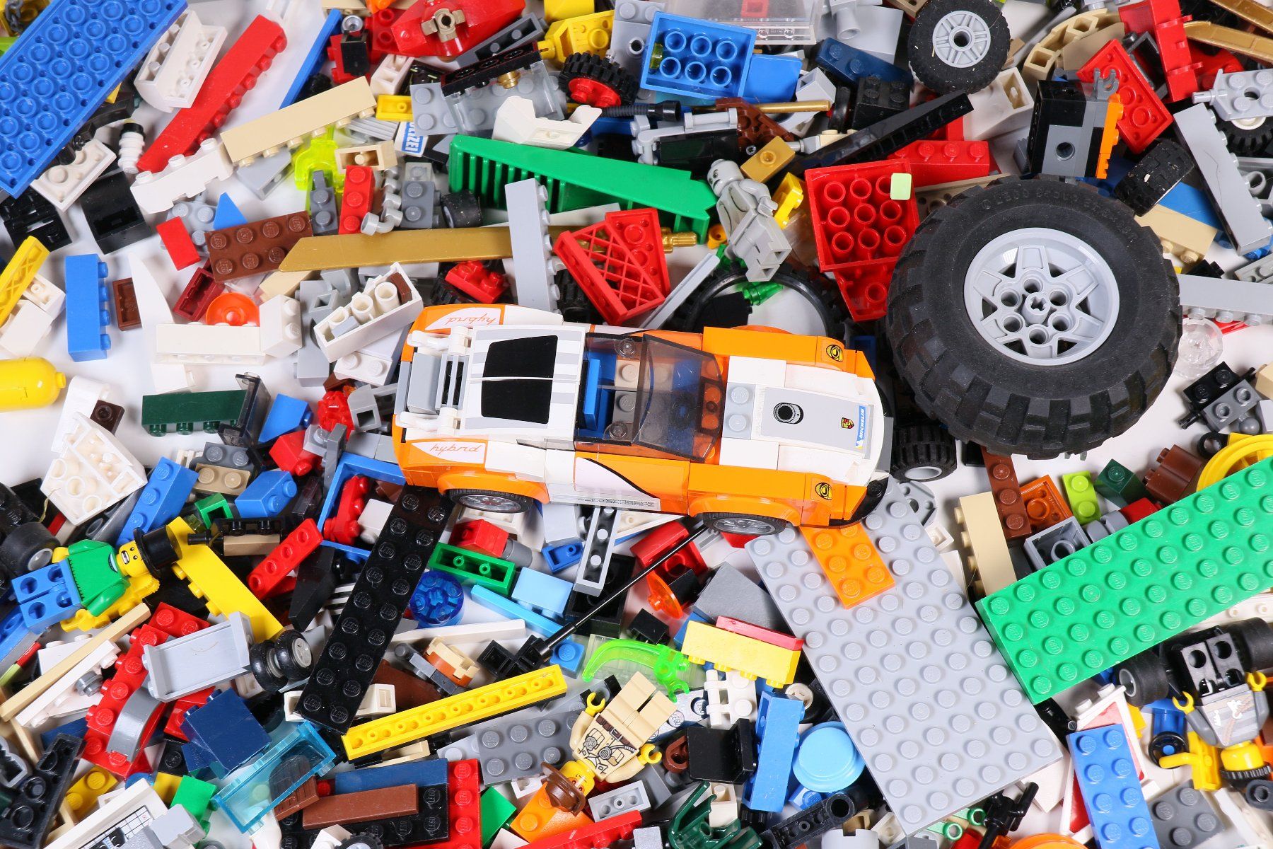Lego Baukästen: 1.5 kg. Legoteile mit Minifiguren – Gebraucht aus Hettlingen von Scholi99 2