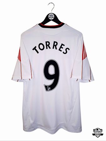 TORRES #9 Original Liverpool FC 2010-11 Away Trikot