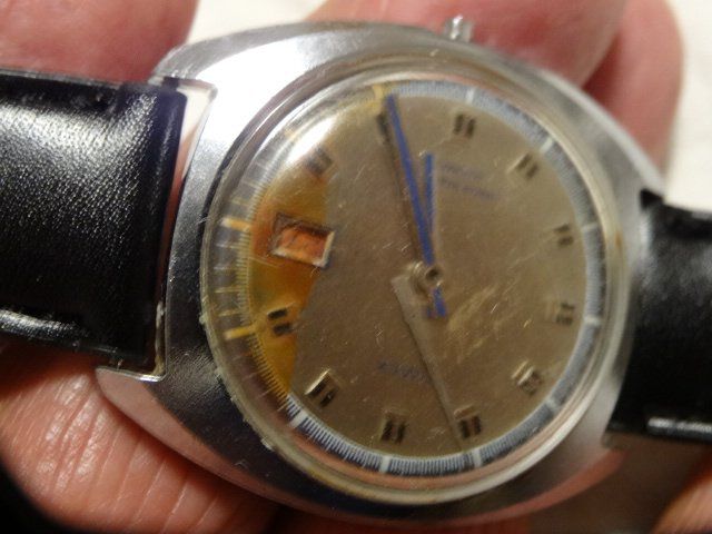 Orologi: TIMEX  ANTIK HEREN UHR,AUTOMATIC-DATE.KRONE PROBLEM-NO WORK – Usato da zürich venduto da ahmad01 9