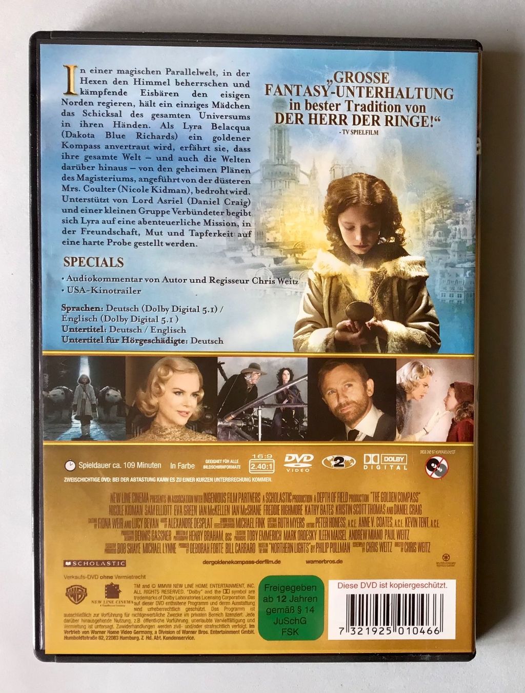 Tutti i DVDs: DVD: Der goldene Kompass – Usato da Bubendorf venduto da Alpenheidi 1