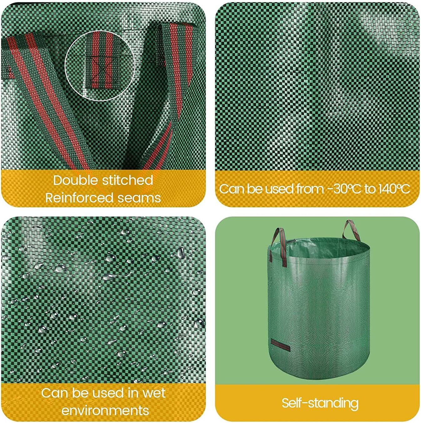 Cestini per rifiuti: Gartenabfallsack,  Laubsack Set 3er – Nuovo e nell'imballaggio originale da Nuglar venduto da SaleRitter 1