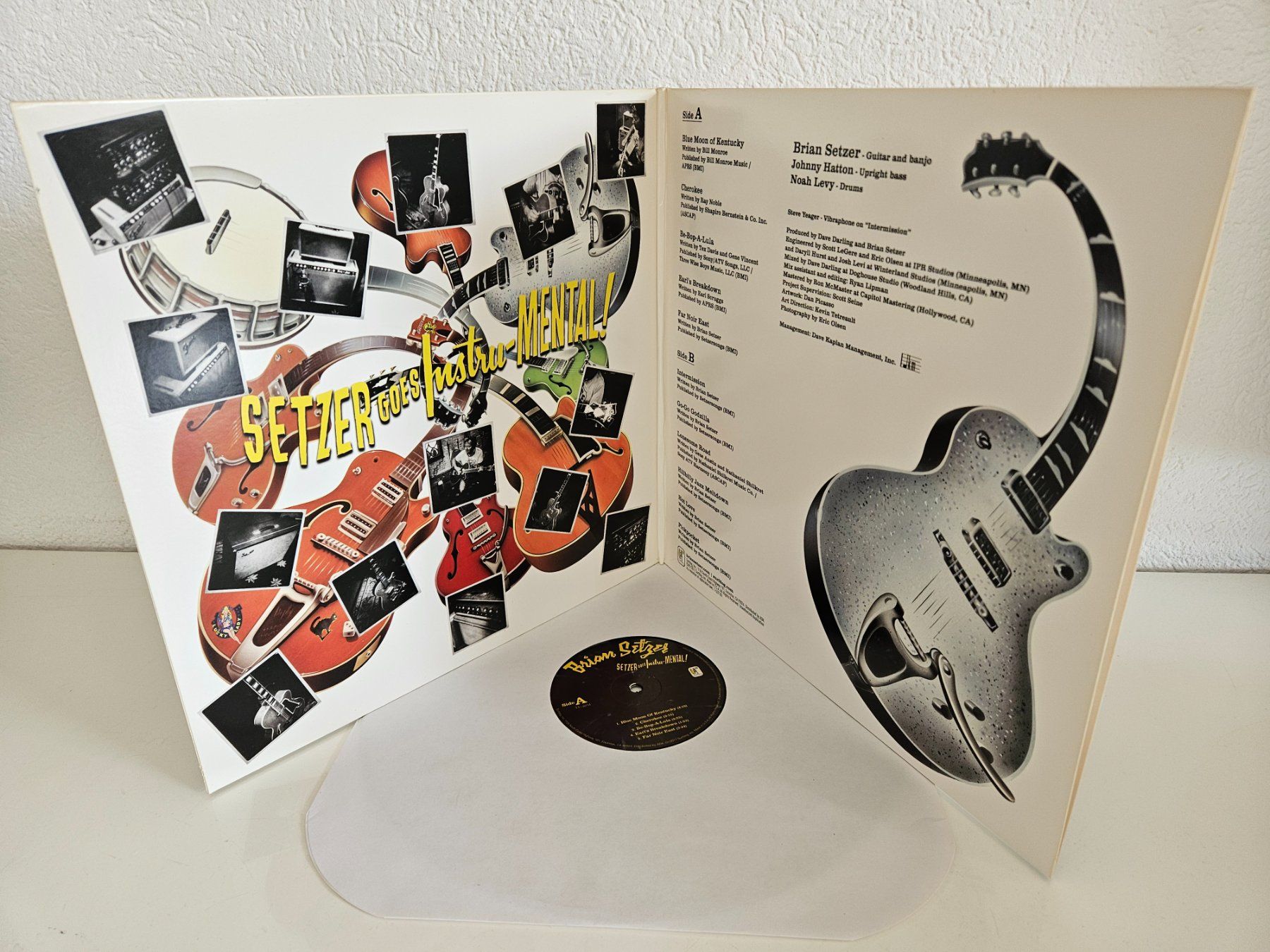 Dischi in vinile: Brian Setzer goes Instru-MENTAL LP - US-Pressing 2011 – Usato da Gunzwil venduto da Charro03 2